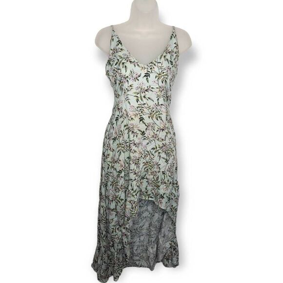 Some Days Lovin REVOLVE Floral Hi Low Dress in Mint size XS - Picture 1 of 7
